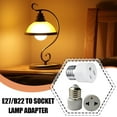 thumbnail image 3 of Light Socket to Plug Adapter 3 Prong E26/ E27 Light Adapter!-new Outlet K3Y2, 3 of 7