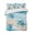 Beige, Blue, variant on Quilts King Size Bedding Set, Blue Coastal Lightweight Quilted Comforter, Sea Turtle Beach Nautical Seaside Ocean Soft Reversible Bedspread Coverlet with Pillow Covers for All Season, 96" x 106"