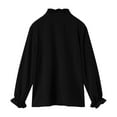 thumbnail image 6 of Zshosam Toddler Sweatshirt Infant/Toddler Girl Long Sleeve Shirt - Basic Baby Tees, Blouses, Tops - Print & Ruffled Tshirts Size 5T 6T,(Black 5-6 Years), 6 of 8