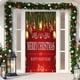 thumbnail image 4 of Decoraciones de Navidad Interior 35 X 79 Pulgadas Marco de Puerta de Navidad - Patrón de Santa Claus - Decoración de Puerta de Navidad - Decoración de Fiesta Del Festival, 4 of 6
