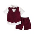 thumbnail image 1 of Boy's Tuxedos Toddler Formal Suits Set, Kids Slim Fit Suit100cm, 1 of 3