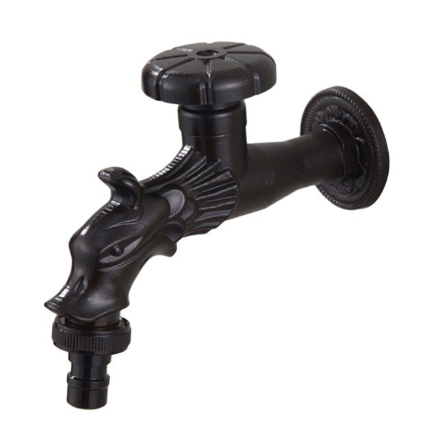 en Relieve Lavabo Fregadero Grifo de Agua Grifo Hogar Hotel Jardín Decoración - Multicolor 8 4 puntos de negro Sunnimix Grifo de agua