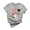 Gray, variant on mihongmao Valentine Shirts for Women Casual Round Neck Short-sleeved Christmas Tree Printed T-shirt Gray 3X