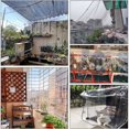 thumbnail image 2 of Bâche Imperméable, Bâche en PVC Transparent avec Illets, Bâche Isolée pour Jardin, Patio, Plantes, Bâche Transparente Résistante aux Intempéries (0.5 x 2m), 2 of 4