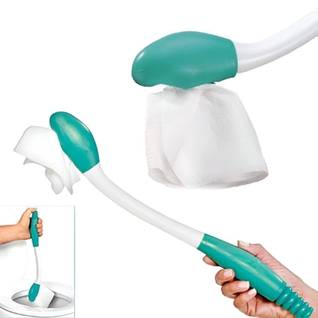 XIRQI 2026 New Toilet Aids for Wiping - 15" Long Reach Comfort Butt Wiper Tools - Bathroom Bottom Buddy Wiping Self Assist for Disabled,Elderly,Pregnant,Overweight People and Back Surgery Recovery