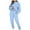 Blue 2 piece outfits for women, variant on Usmixi Sweatsuits Set for Women Womens Long Sleeve Crewneck and Drawstring Jogger Pant 2 Piece Outfits Casual Solid Ladies Sports Tracksuits Sets Lounge Sets with Pocket Under $10