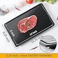 thumbnail image 2 of Bandeja de descongelación rápida para descongelar alimentos congelados - Placa de descongelación de carne para carne y alimentos congelados, tapete de descongelación para descongelar carne rápida, 2 of 7