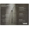 thumbnail image 6 of Kohler K-45210 Hydrorail Retrofit Shower - Bronze, 6 of 7