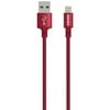 Kanex K157-1222-rd6f Durabraid Usb Cable With Lightning Connector, 6.5ft/2m (red)