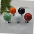thumbnail image 5 of CRAFTHROU 2Pcs Red Ceramic Door Knob for Ceramic Material 1.5X1.5X1.5in, 5 of 5