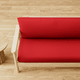 thumbnail image 6 of Full Size 54"x75"Solid Futon Cover Mattresses Slipcover Fit 6"- 8", Red, 6 of 9