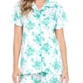 thumbnail image 5 of Casual Nights Women's Short Sleeve Floral Pajama Set, 5 of 5