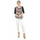 thumbnail image 4 of Blusa con estampado floral Roman Fashion /Juvenil, 104 (Naranja) naranja CH, 4 of 4
