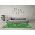 thumbnail image 3 of Ahgly Company Indoor Rectangle Persian Emerald Green Traditional Area Rugs, 7' x 9', 3 of 4