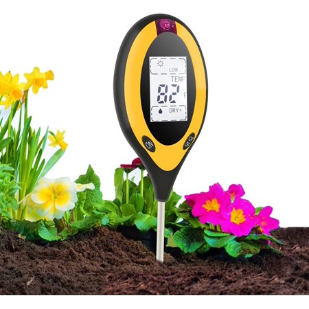 Flintronic Testeur De Sol 4 En 1 PH-mètre, Testeur De Thermomètre De
