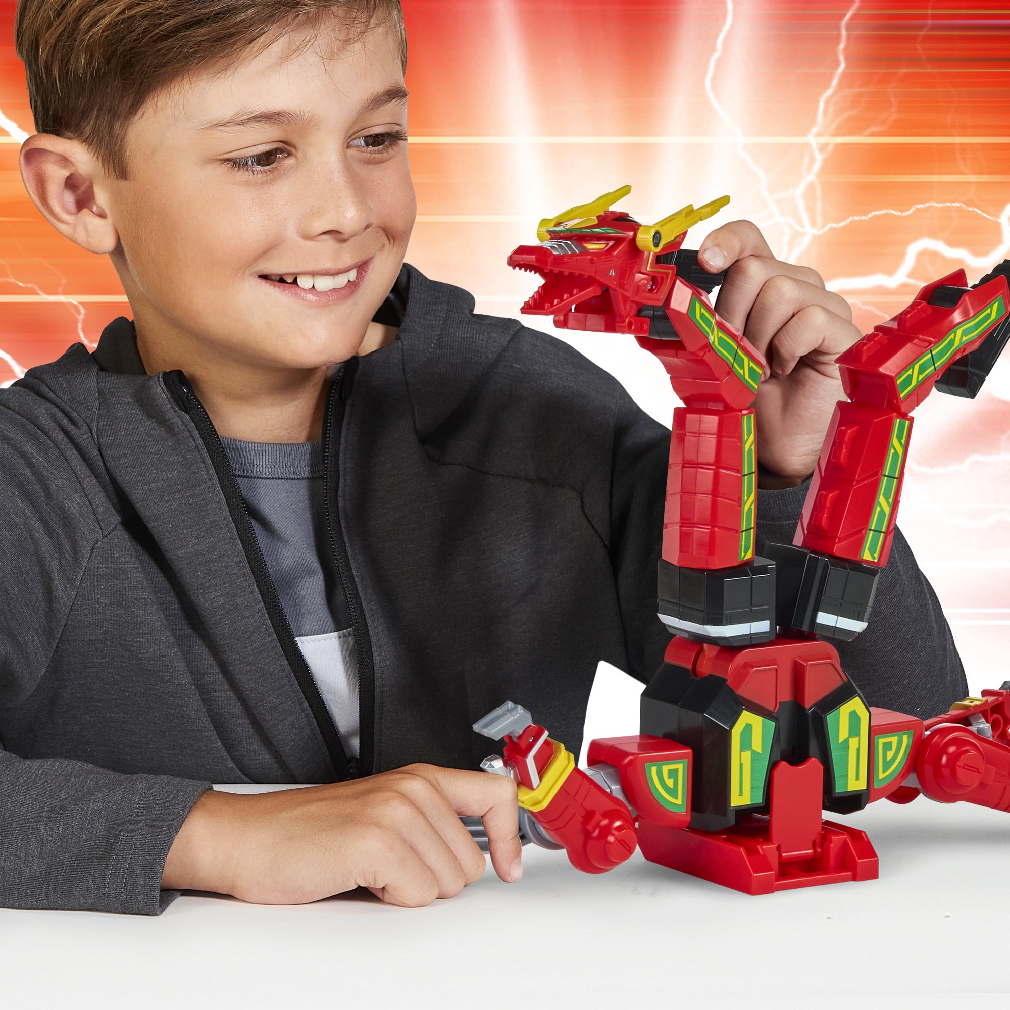 Mighty Morphin Power Rangers: Re-Ignition - Red Dragon Deluxe Combinable Thunderzord (Season 2) by Playmates Toys