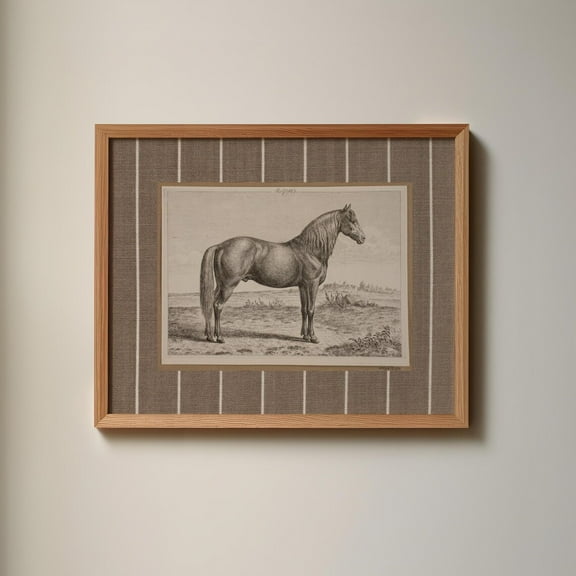 Modroom Vintage Horse Print, Horse Wall Art, Cottage Core Prints, Southwest Art, Western Cowgirl Art, Granddaughter Wall Art Wall Art, Modern Wall Decor, 8x12 UNFRAMED