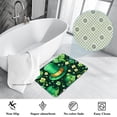 thumbnail image 3 of Saint Patrick's Day Polyester Non-Slip Machine Washable Bath Rug Outdoor Carpet Bath Rugs, 3 of 6