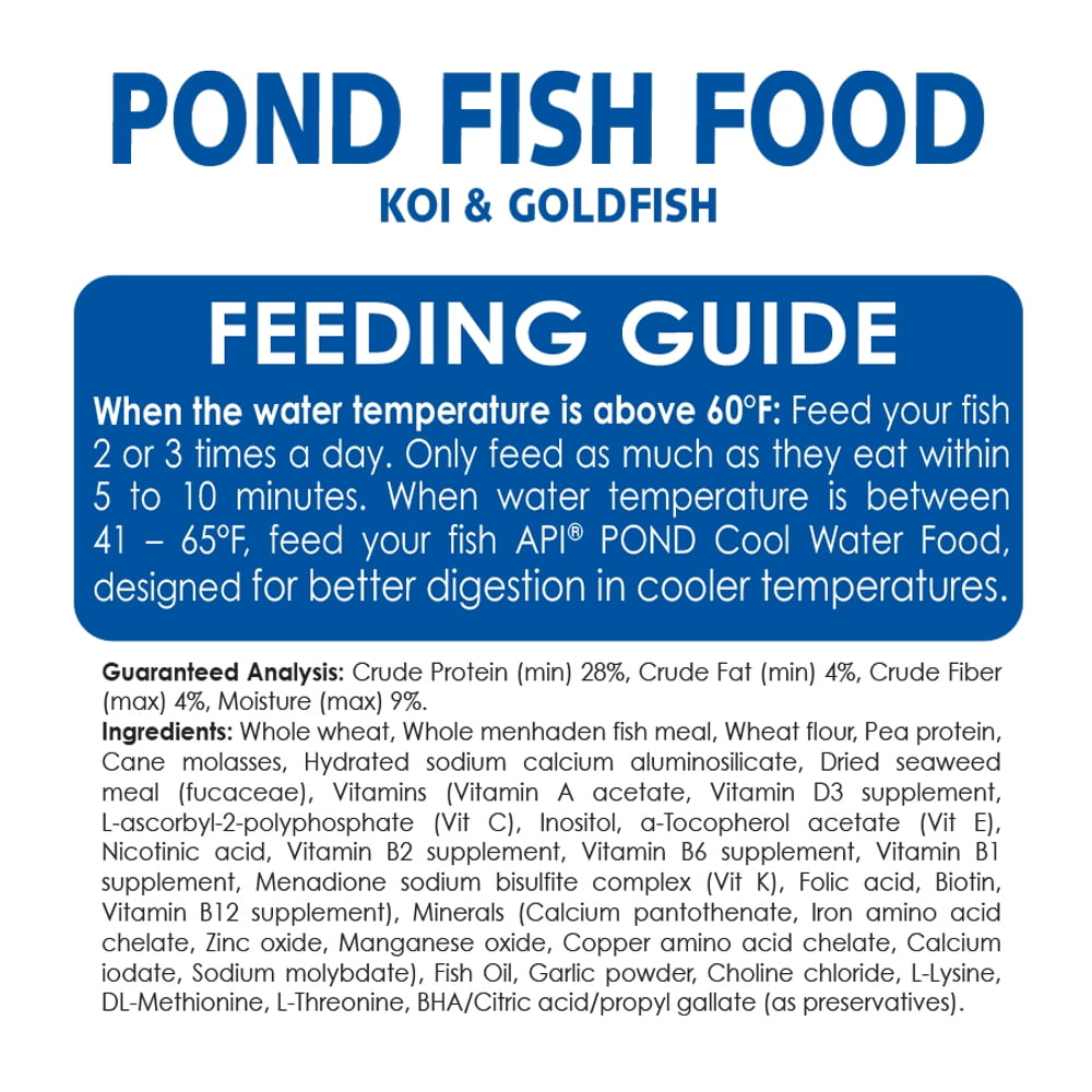 API POND Fish Food, Pond Fish Food, 2.68 lb