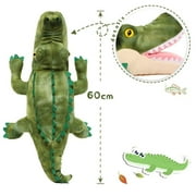 MaoGoLan 24 Alligator Mommy Stuffed Animal with 3 Baby Alligator and 3 Eggs Crocodile Plush Toy