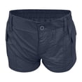 thumbnail image 4 of Blue Cargo Pants Women's Cargo Shorts Elastic Waist Pockets Summer Casual Shorts Y2k Shorts Shorts for Women Woman Pants Clearance, 4 of 6