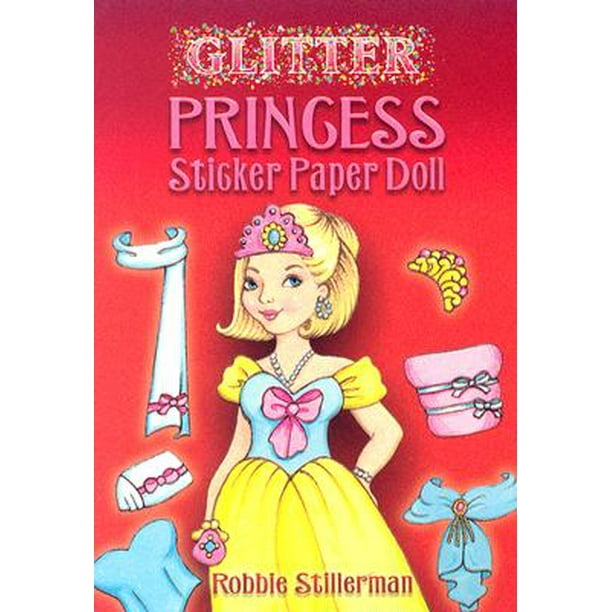 Glitter Princess Sticker Paper Doll