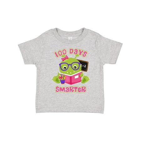 

Inktastic 100 Days Girl Monster Gift Toddler Toddler Girl T-Shirt