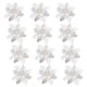 thumbnail image 3 of Xihbxyly Flores Navideñas, Adornos Brillantes, Adornos para Coronas Festivas, Elegantes Detalles para Árboles, para Uso En Interiores y Exteriores, Regalo Único, 12 Piezas con Clips, 3 of 3