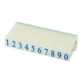 thumbnail image 4 of Uxcell 9mm Plastic 9 Digits Font Size 3 Numeral 0-9 Detachable Number Stamp Set, 4 of 5