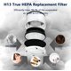 thumbnail image 2 of Filtro de repuesto LV-H132 para purificador de aire LEVOIT LV-H132-RF, prefiltro de carbón 3 en 1 H13 True HEPA, 2 of 8