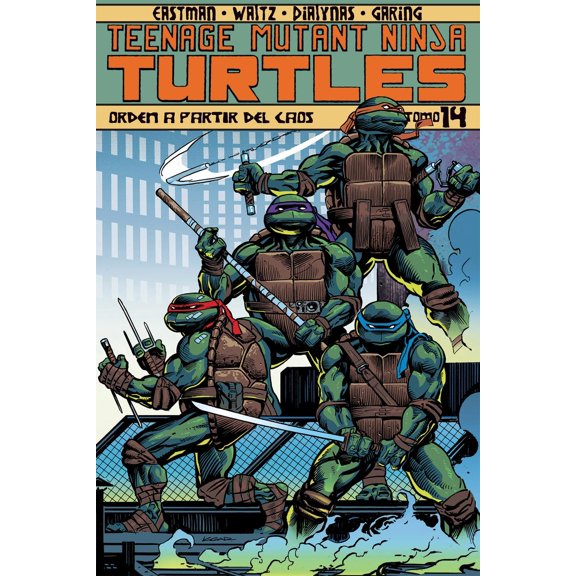 Libro Teenage Mutant Ninja Turtles Orden A Partir Del Caos Tomo 14b Tapa Blanda, Autor Kevin Eastman, Editorial Editorial Kamite
