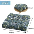 thumbnail image 2 of 22 Inch Floor Cushion for Meditation and Yoga, Dutch Velvet Square Pillow in Boho Decor Style, 2 of 7