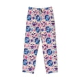 thumbnail image 6 of Daiia blue record rock Skull Men's Sleep Pant with Pockets and Drawstring,Pajama Pants-XX-Large, 6 of 9