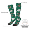 thumbnail image 4 of Wukai Gingerbread Snowman Cookies for Contrast Color Stockings, Sports Fitness Adult Long Socks, Unisex, 4 of 6