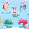 thumbnail image 2 of Conjunto de 5 Animales de Peluche BenBen con Bolsa en Forma de Concha, 2 of 7