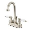 thumbnail image 2 of Kingston Brass Restoration Two Handle 4" Centerset Lavatory Faucet with Retail Pop-up, 2 of 4