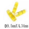 thumbnail image 2 of HUGFEGWE Chiloskit 10 Pics Plastic Cylindrical Bubble Level Vials 9.5x34mm UA824-1888, 2 of 2