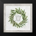 thumbnail image 2 of Talent, Kelley 12x12 Black Modern Framed Museum Art Print Titled - Joy Evergreen Wreath, 2 of 5