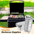 thumbnail image 5 of Uxcell 20-Pack Grill Drip Pans, 6.9 x 3.8 x 2.2 Inch Disposable Aluminium Foil Grease Trays for Barbecues [Silver Tone], 5 of 6