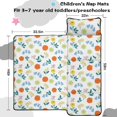 thumbnail image 5 of Pioneer Flower Floral Print Pattern Teens Toddler Nap Mat with Pillow, Sleeping Mat Bag for Preschool Daycare 59"x22", 5 of 6