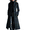 Green, variant on Women's Green Long Wool Plaid Pea Coat Single Breasted Midi Overcoat