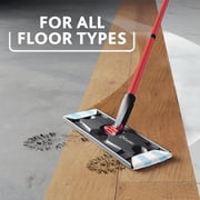 O-Cedar H2prO™ Flat Mop System with Dual Tank Design and Reusable Microfiber Pads