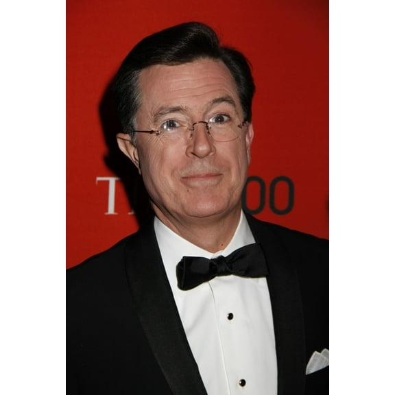 Stephen Colbert At Arrivals For Time 100 Gala Photo Print