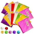 thumbnail image 4 of 100pcs Square Aluminum Foil Wrappers Colorful foil package; Square Package for Sweets Candy Chocolate Lollipops, 4 of 5