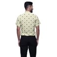 thumbnail image 3 of BESTMAN Printed Shirts For Men Short Sleeve Button Down Casual Cotton Shirt, 3 of 5