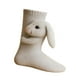 thumbnail image 5 of Calcetines de 3D con diseño de animales, suaves y cálidos, para mujer, calcetines creativos para suelo, regalos de cumpleaños Conejito, 5 of 8