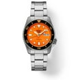 thumbnail image 6 of Seiko 5 SRPK35 Sports Automatic 38mm Watch Orange Dial, 6 of 6
