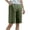 (Style 130)Army Green, variant on EaskTriop Women's Hiking Shorts Lightweight Quick Dry Bermuda Shorts Elastic Waist Drawstring Pockets Outdoor Walking Golf Summer