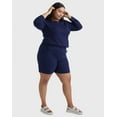 thumbnail image 6 of Hanes Just My Size Women's Cotton Jersey Pull-On Shorts, 7" (Plus ) Navy 5X, 6 of 10