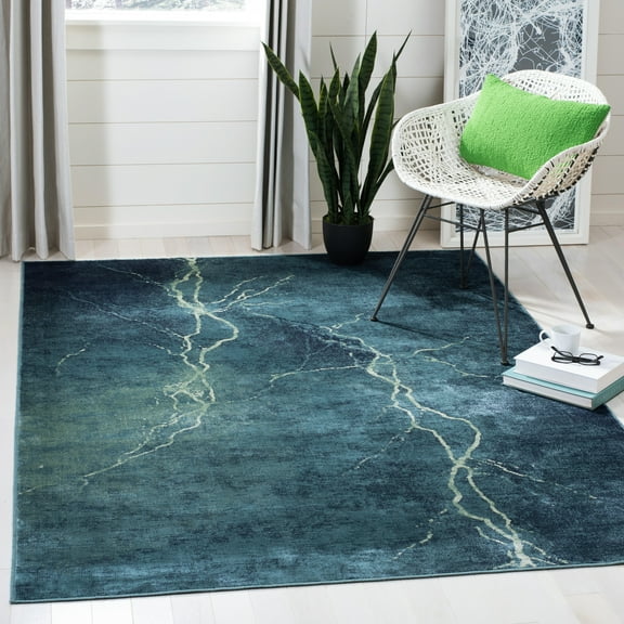 SAFAVIEH Constellation Vintage Katriona Abstract Area Rug, Turquoise/Multi, 8' x 11'2"